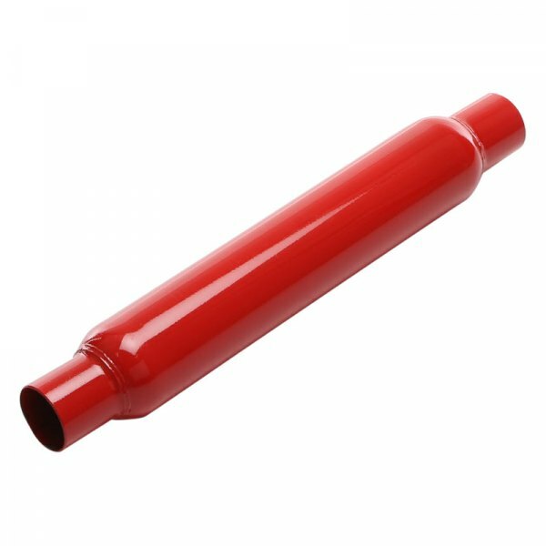 AP Exhaust 87510CB Cherry Bomb Glass Pack Series Steel Round Red Exhaust Muffler