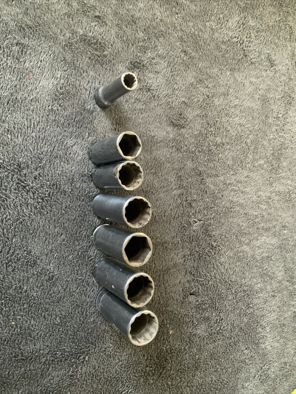 Snap On 3/8” Dr Deep Sockets, Mixed Styles.. 12pt And 6pt…..q