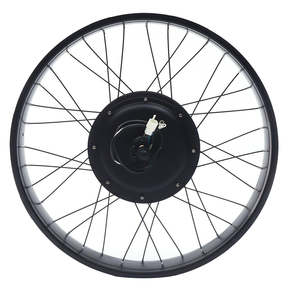 Ebike 48V 1500W 26″ Fat Tire Rear Wheel Conversion Kit, Hub motor with LCD