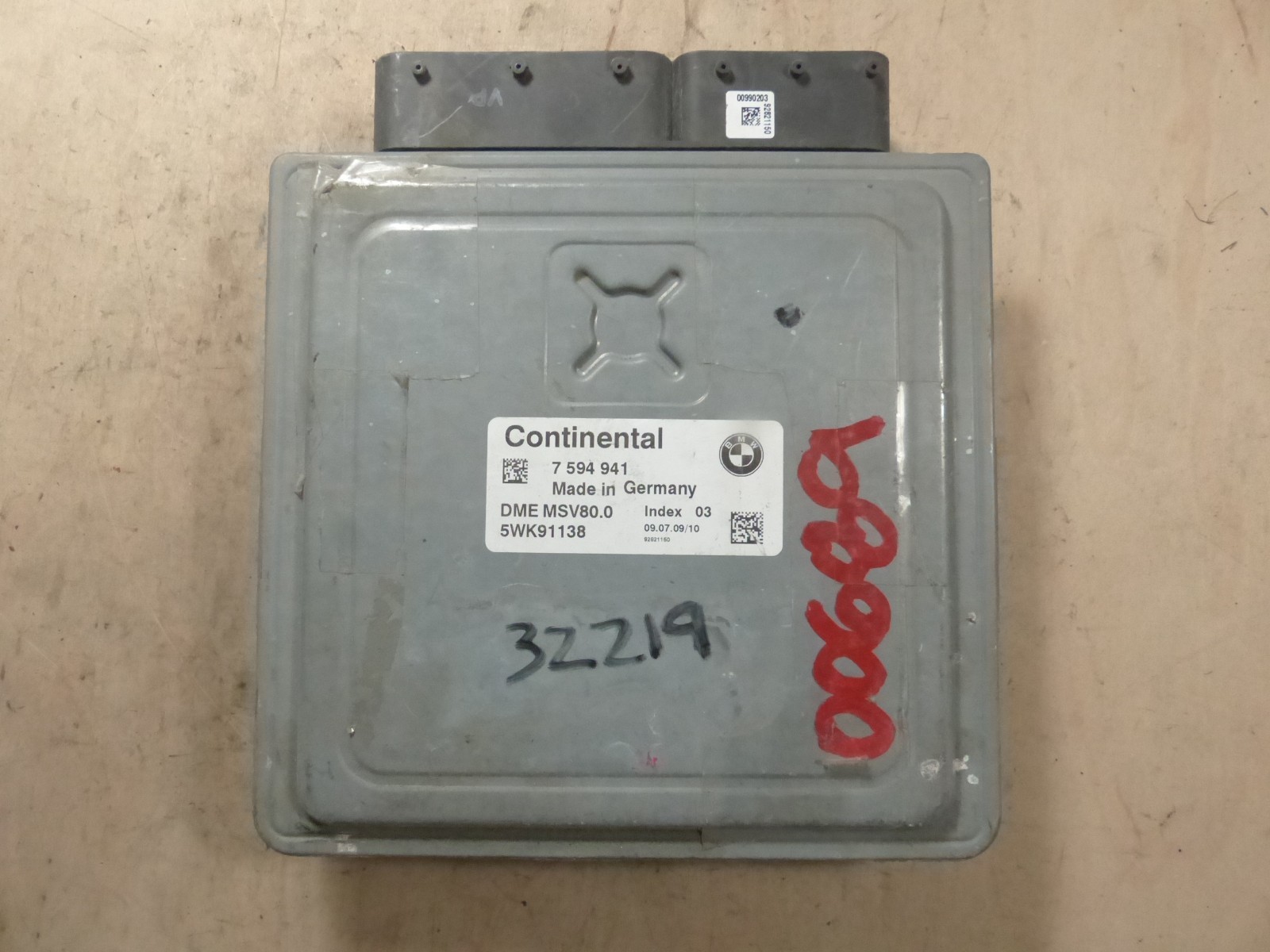 08-10 BMW “SEE LIST” ECU ECM COMPUTER 7594941