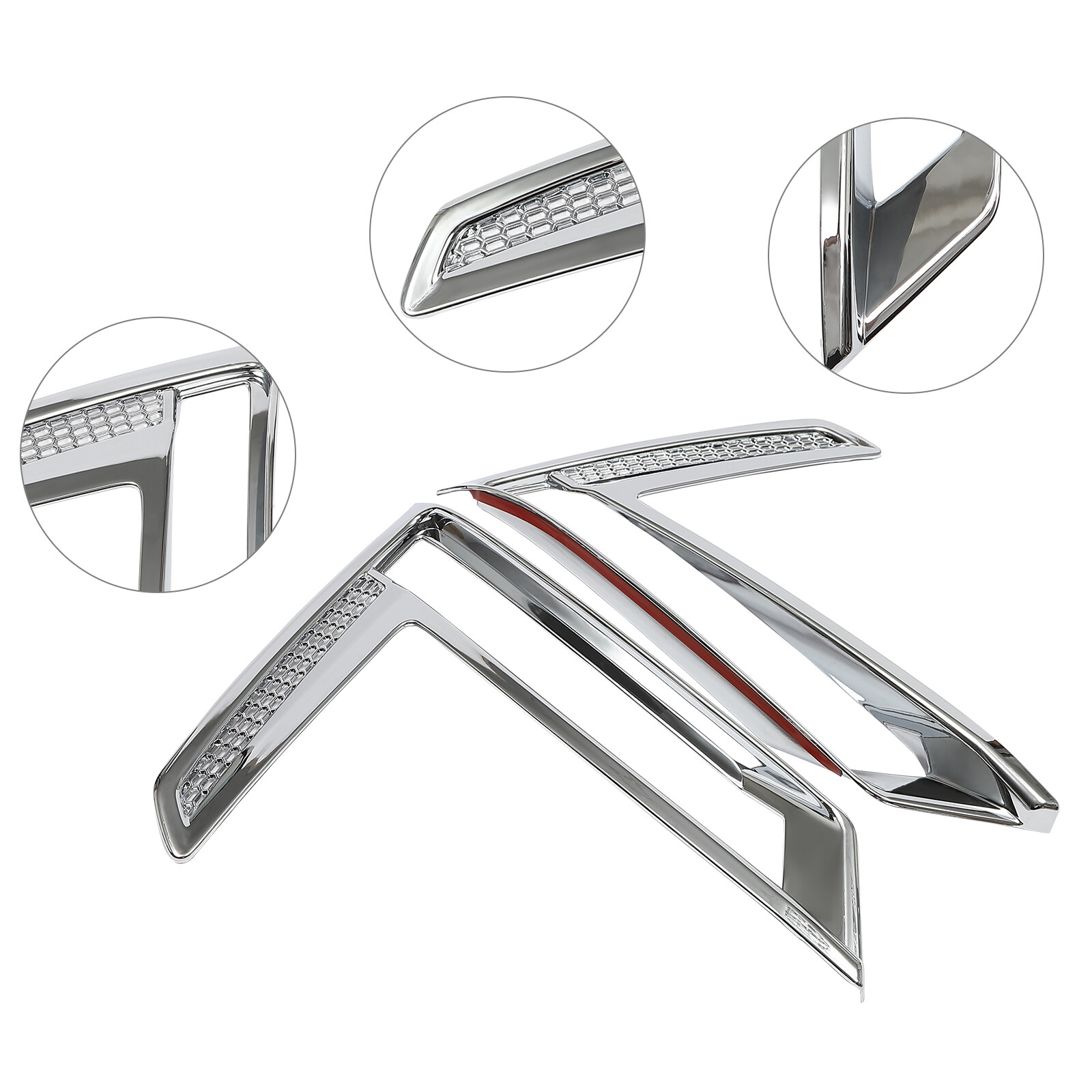 Front Fog Light Cover Trim For Honda CR-V CRV 2023 Accessories Chrome ABS 2PCS
