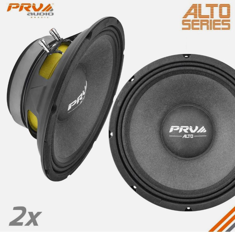 (2) PRV AUDIO 10MR650A-4 10” ALTO SHALLOW PRO MID RANGE SPEAKERS 4-OHM (1 PAIR)