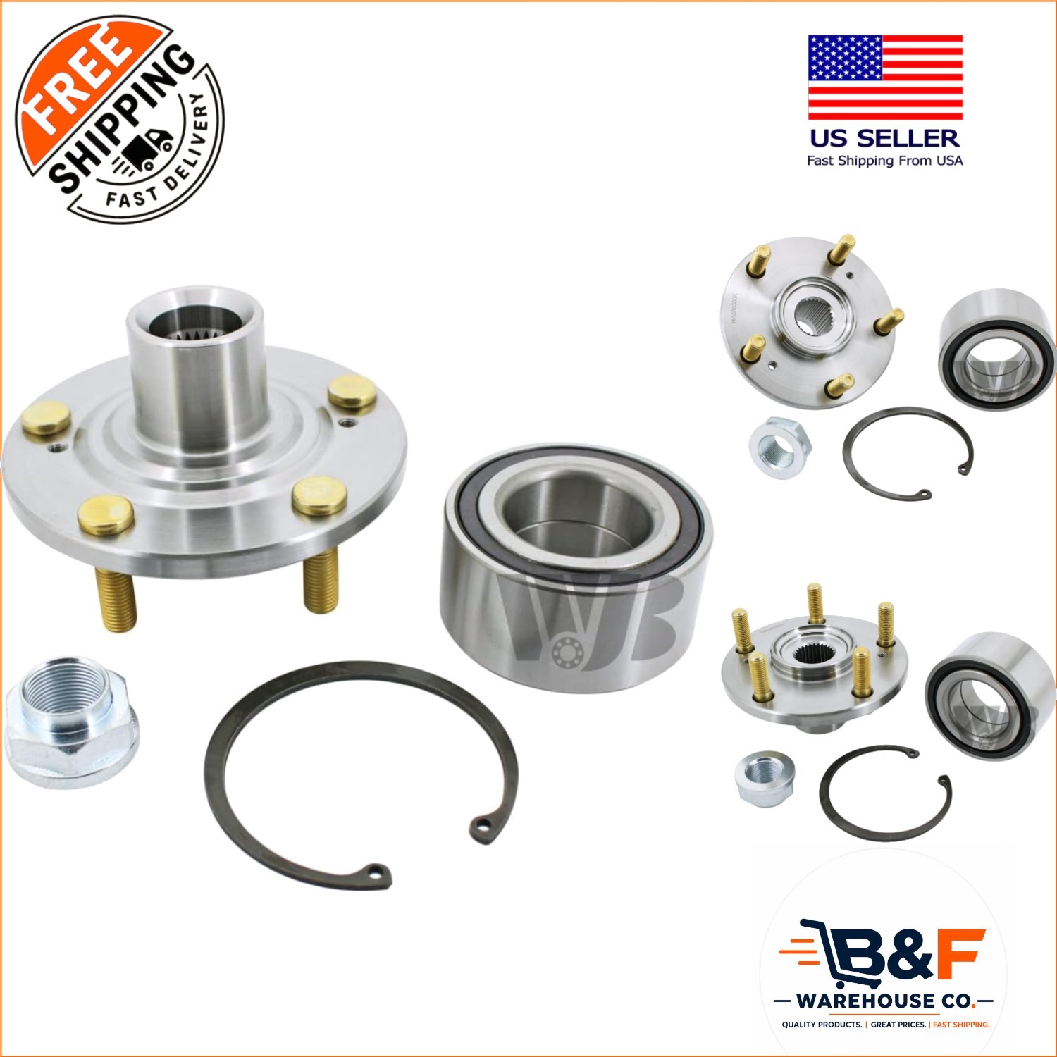 Hassle-Free Installation Front Wheel Hub Bearing Kit – Certified Quality