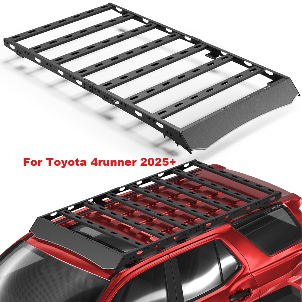 Full-size Roof Rack Steel Cross Bars for 2025-2026 Toyota 4Runner Carrier Basket