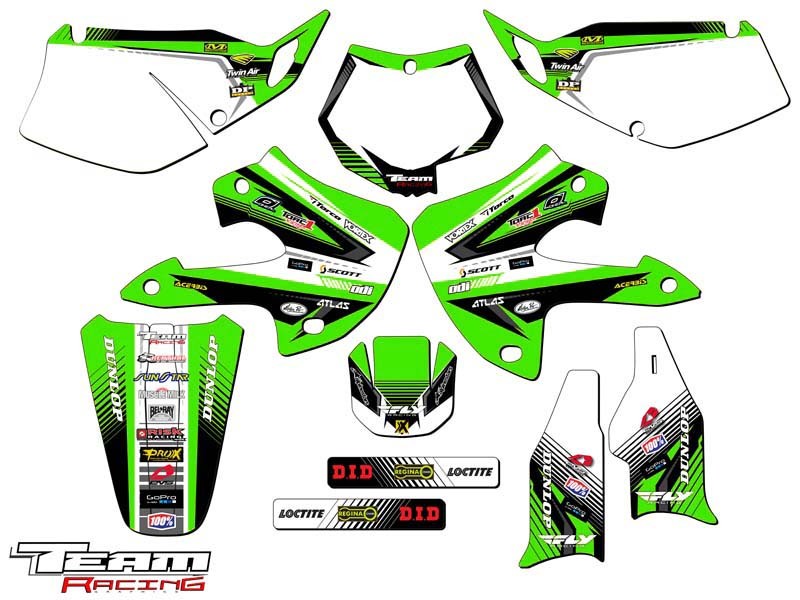 1997-2008 KAWASAKI KLX 300 KLX300 GRAPHICS DECALS 2007 2006 2005 2004 2003 2002
