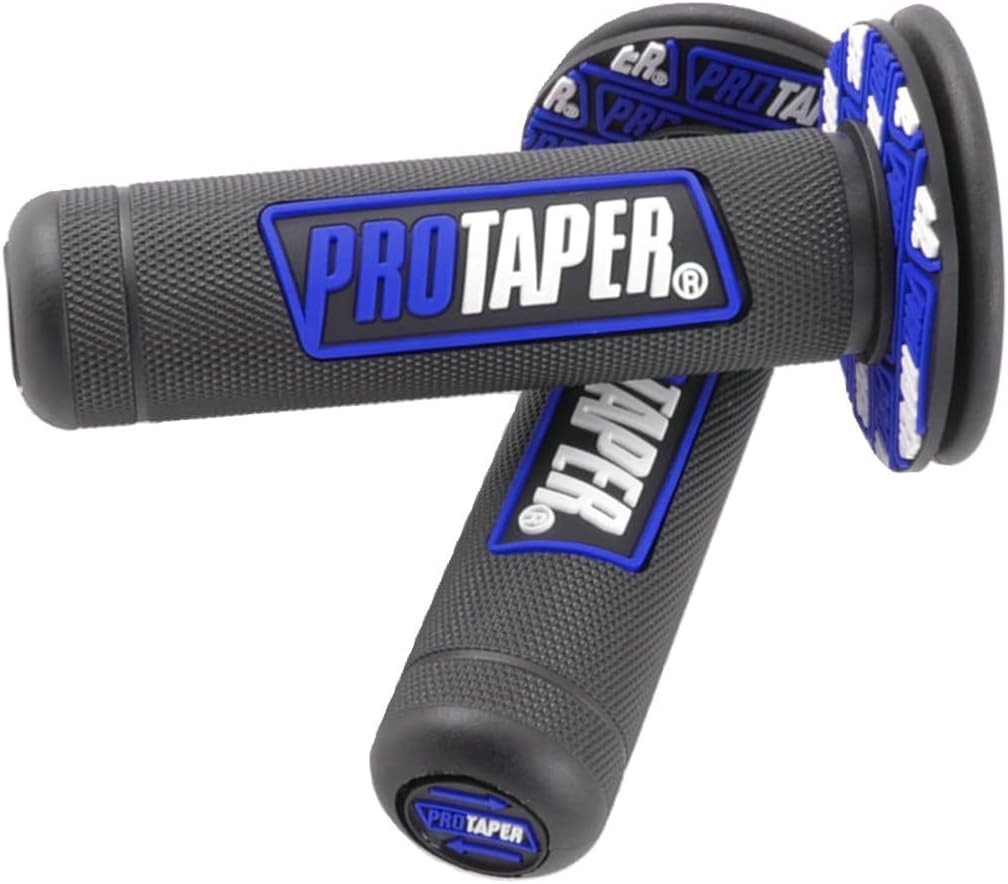7/8” Motorcycle Handle Grips – Ergonomic Non-Slip Silicone Design