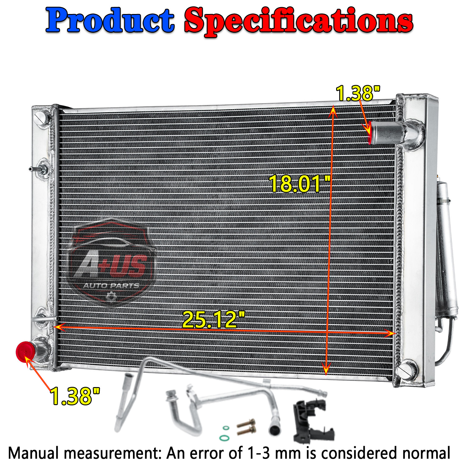 Radiator + AC Condenser Fit 2010-2020 Nissan 370Z 2008-2015 INFINITI G37 Q60 V6