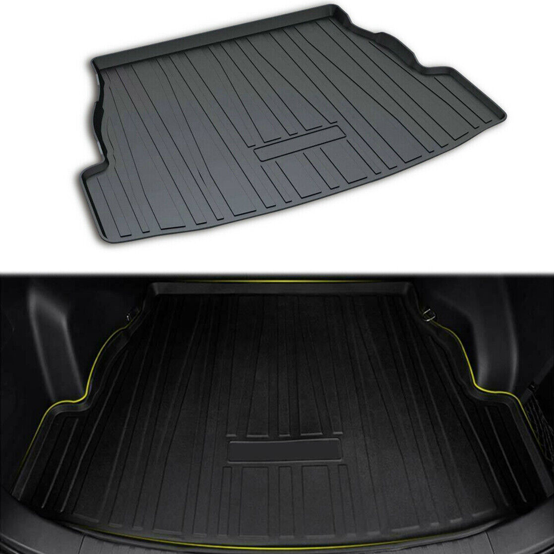 For Toyota RAV4 2019-2025 TPO Cargo Mat Black Waterproof All Weather Heavy Duty