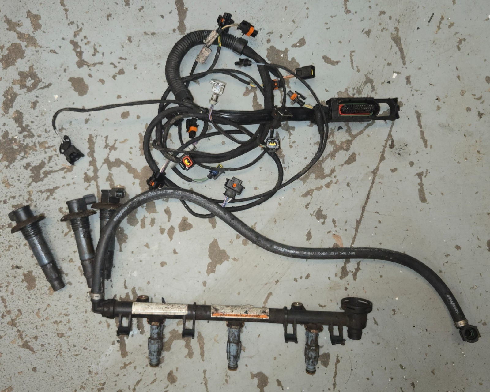 Sea Doo 07 08 GTX STD WAKE GTI 130 155 engine wire wiring harness ignition coils