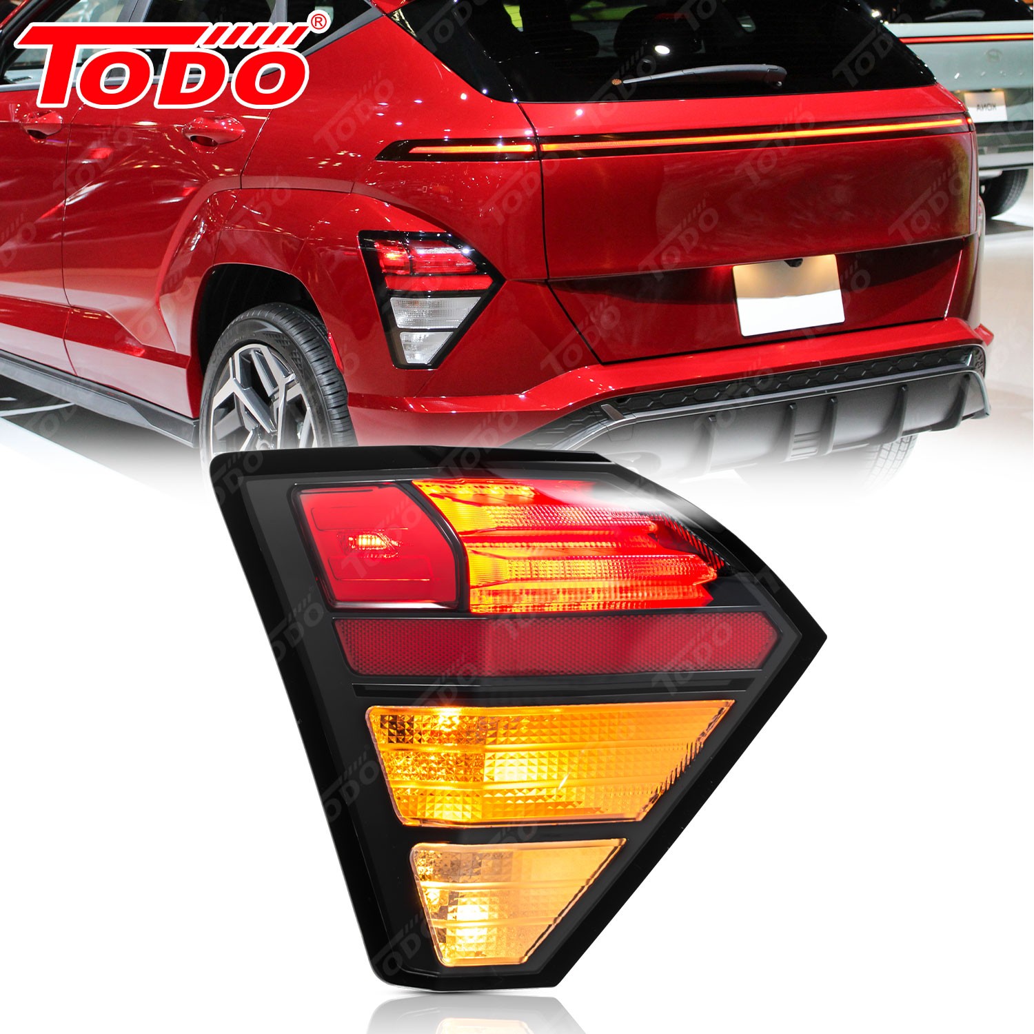 Fits 24-25 Hyundai Kona LED Tail Light W/Halogen Turn Signal 92405-BE020 Driver