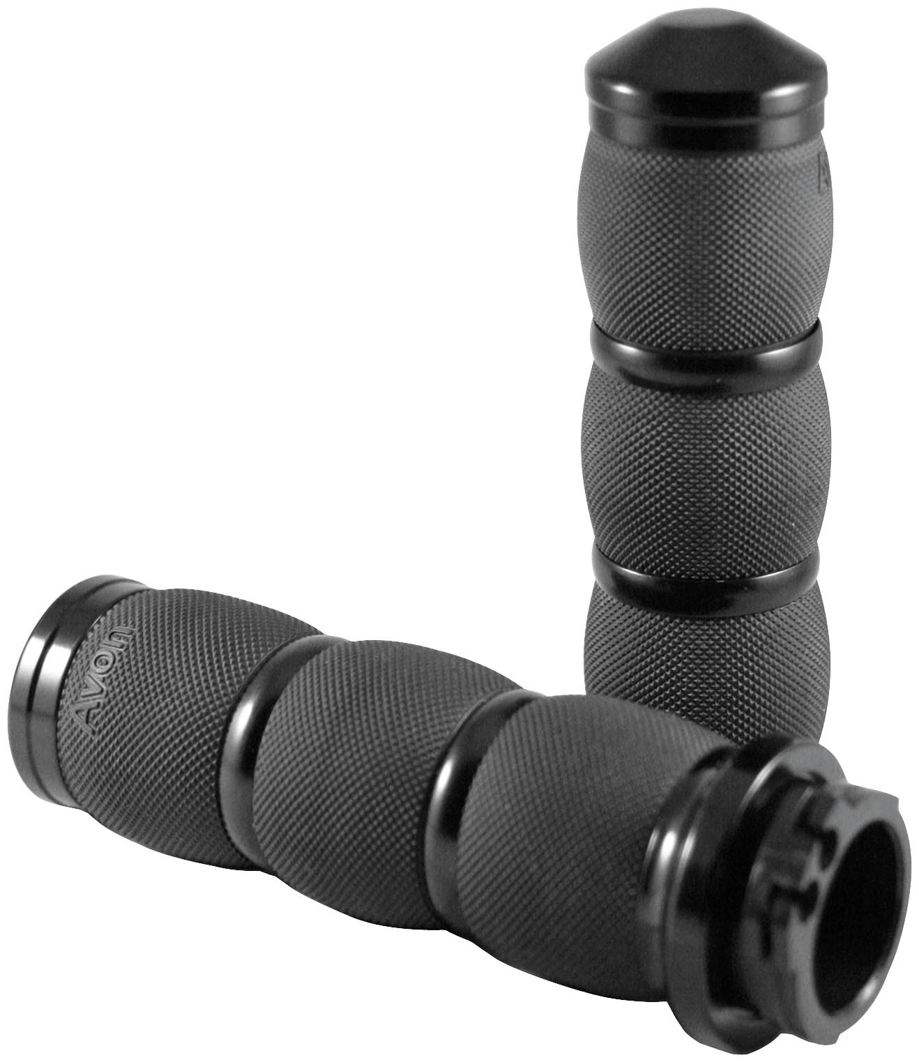 Avon Grips AIR-90-ANO-FLY Air Cushioned Grips – Black Anodized Black