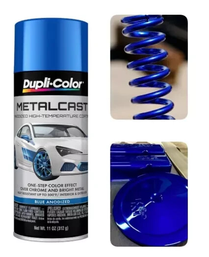 Blue Anodized Coating Spray Can Brake Engine Custom Caliper Paint High Temp
