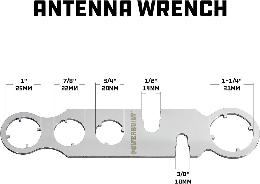 Performance Tool – Antenna Wrench (Part # W80231) **Works on Most Vehicles**