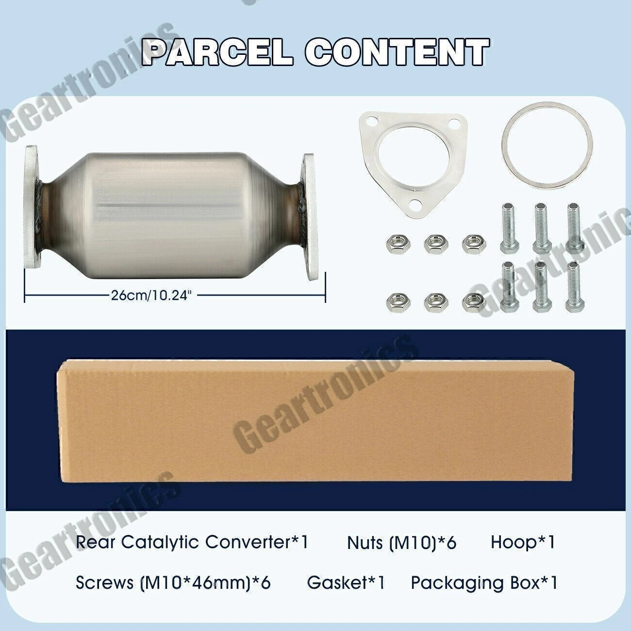 catalytic converter stainless steel for honda ridgeline bolt on connection