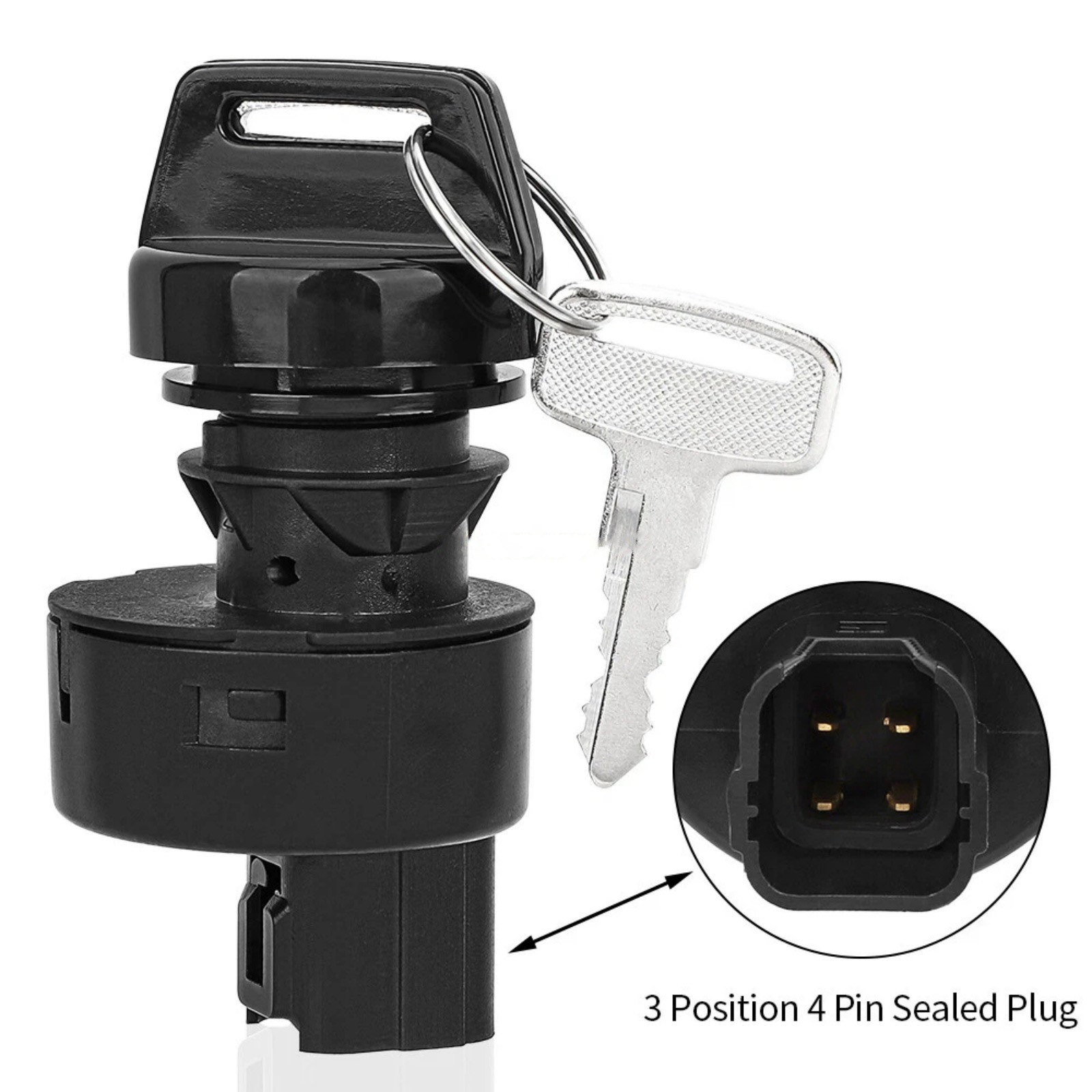2 Keys Included Ignition Switch For Polaris Sportsman 570 X2 2020-2021 ATV Quad
