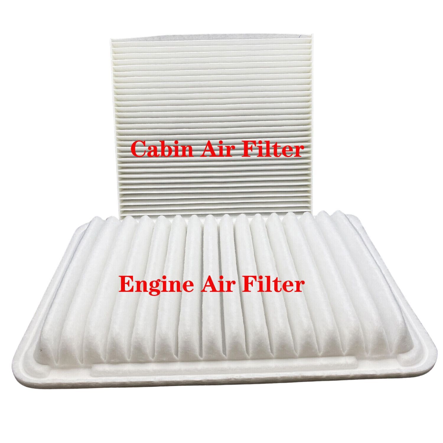 CABIN & AIR FILTER COMBO FOR TOYOTA CAMRY 2.5L 2.4L ENGINE 07-2017 17801-0H050