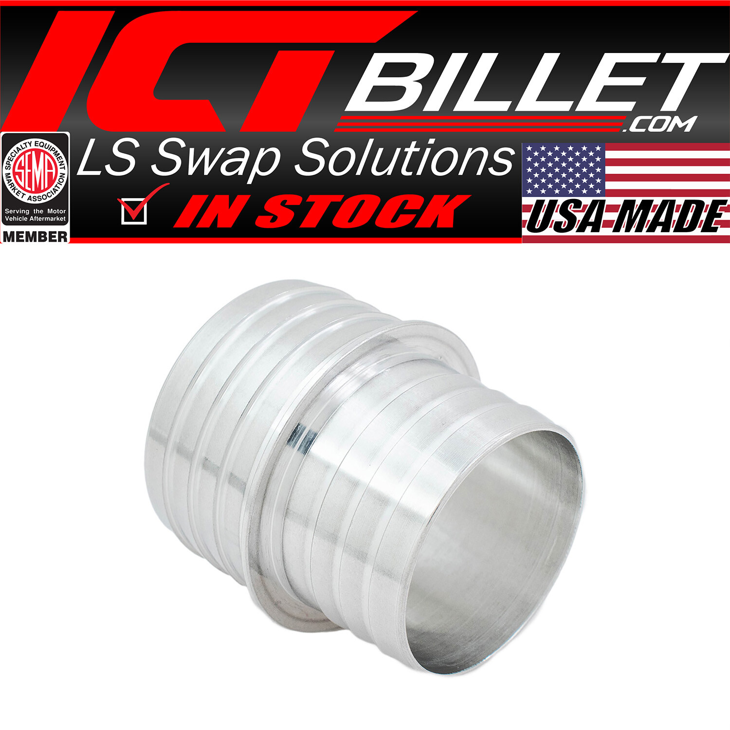 2″ to 1.75″ Inch Hose Barb Splice Coupler Repair Reducer Fitting Adapter