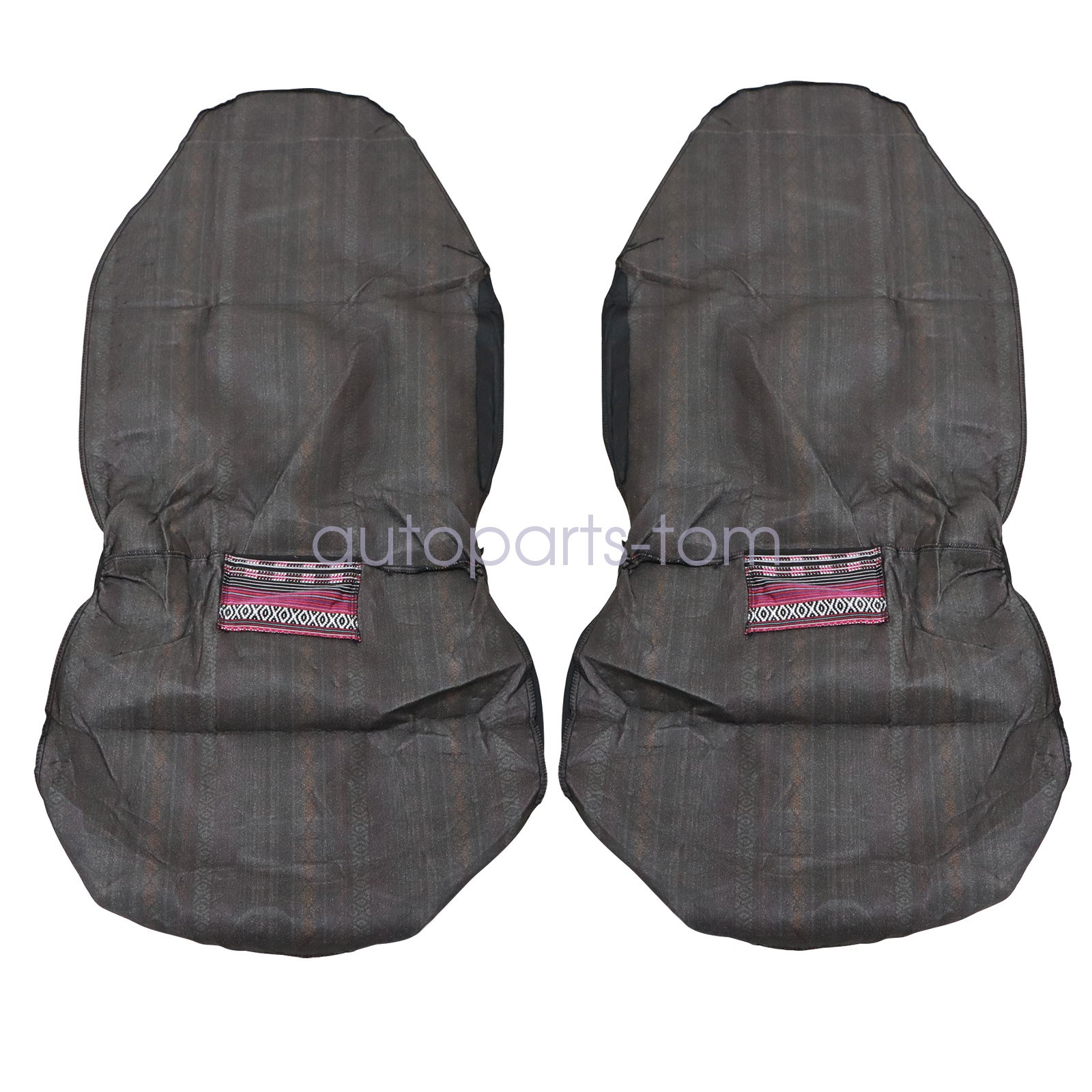 For Ford Transit Set 2-Sits Driver&Passenger Cloth Seat Cover As Picture Shows