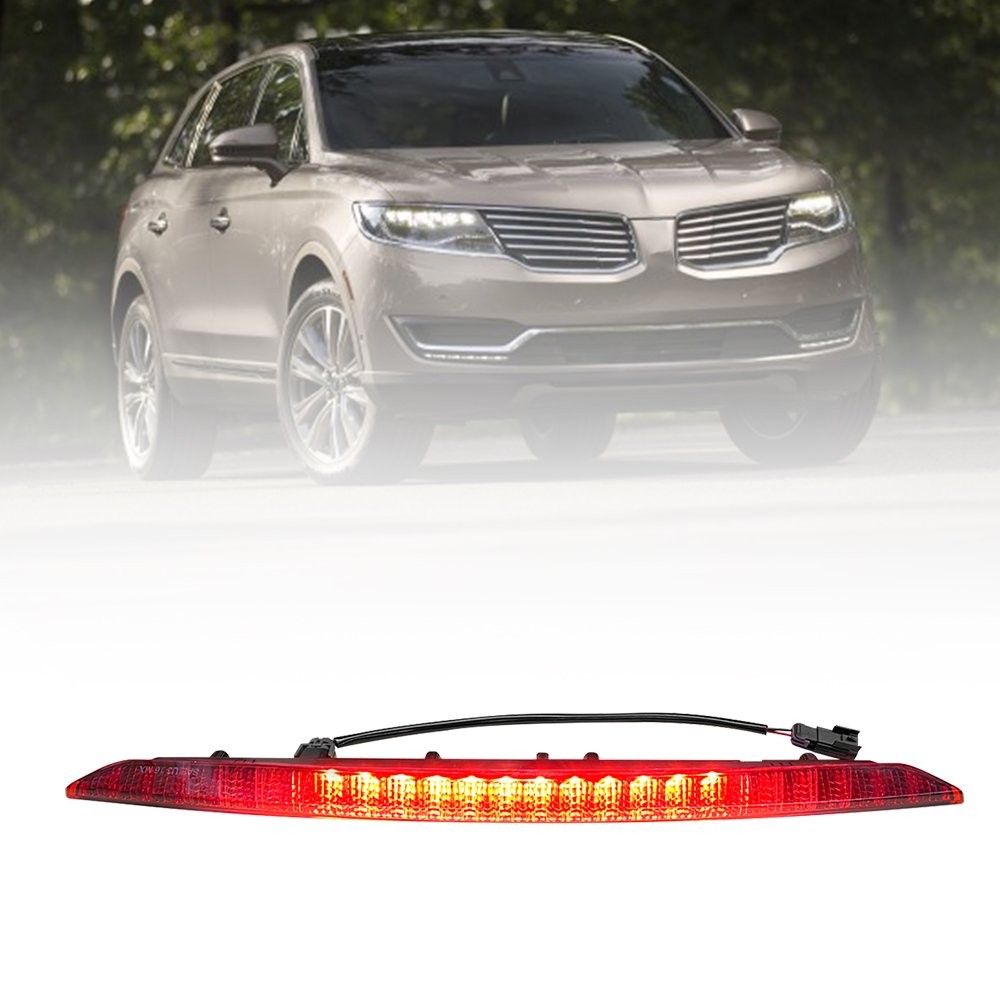 Rear Third Brake Light Fit 2016 2017 2018 Lincoln MKX Red Len LED Lamp ABS+PC EE