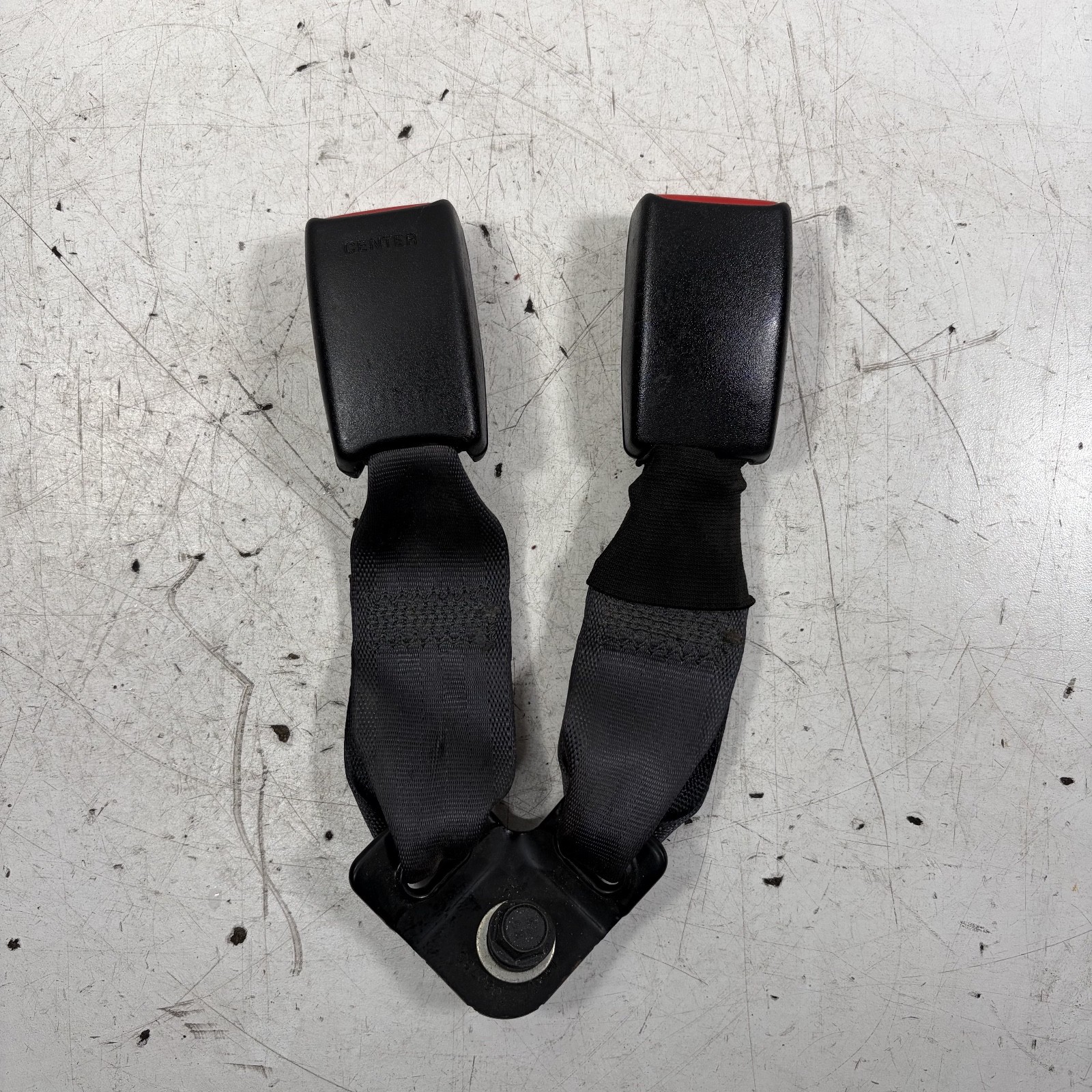 09-13 Honda Fit Right Rear Seat Belt Buckle Set Black 04823-TK6-A01ZA OEM