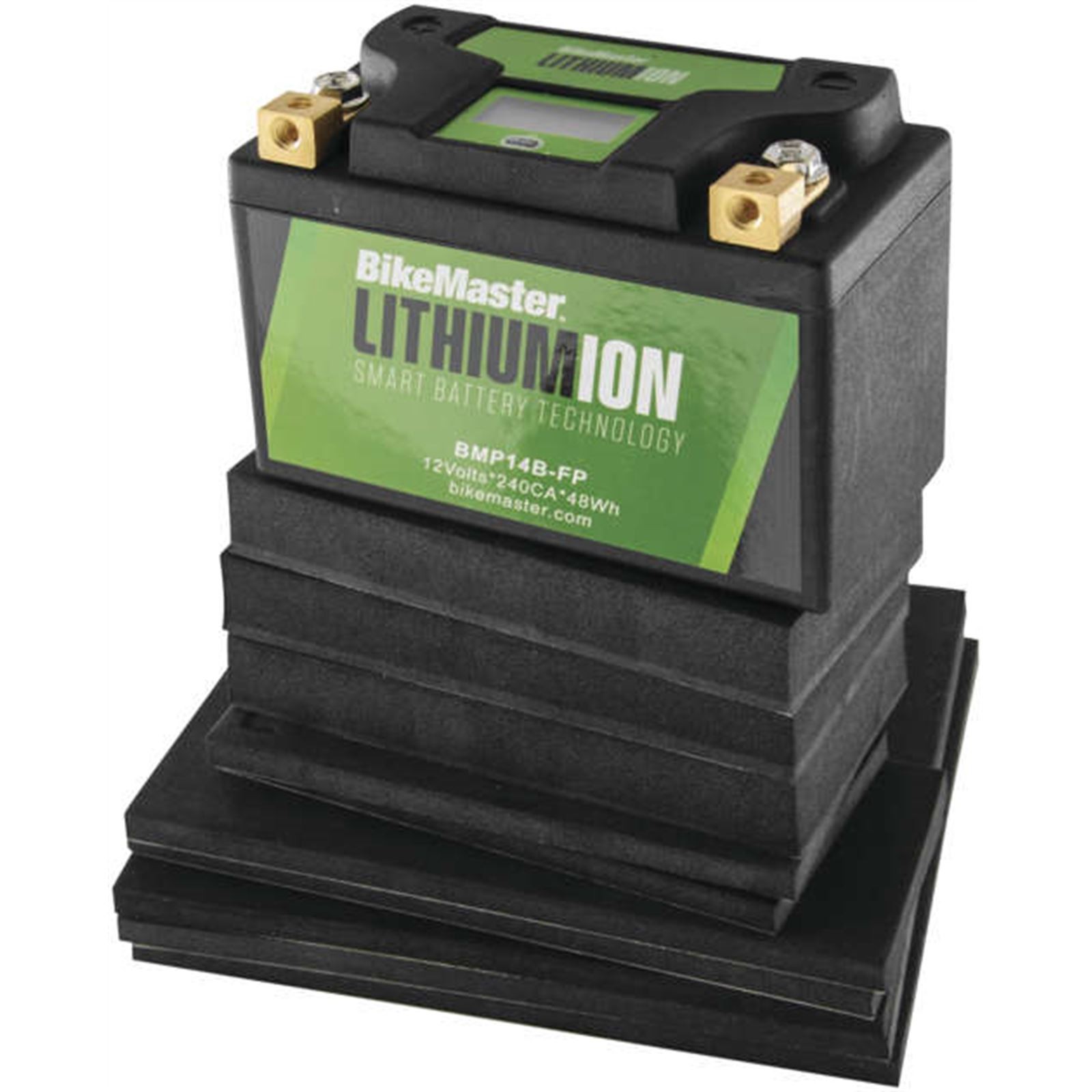 BikeMaster Lithium-Ion 2.0 Battery BMP14B-FP LCD
