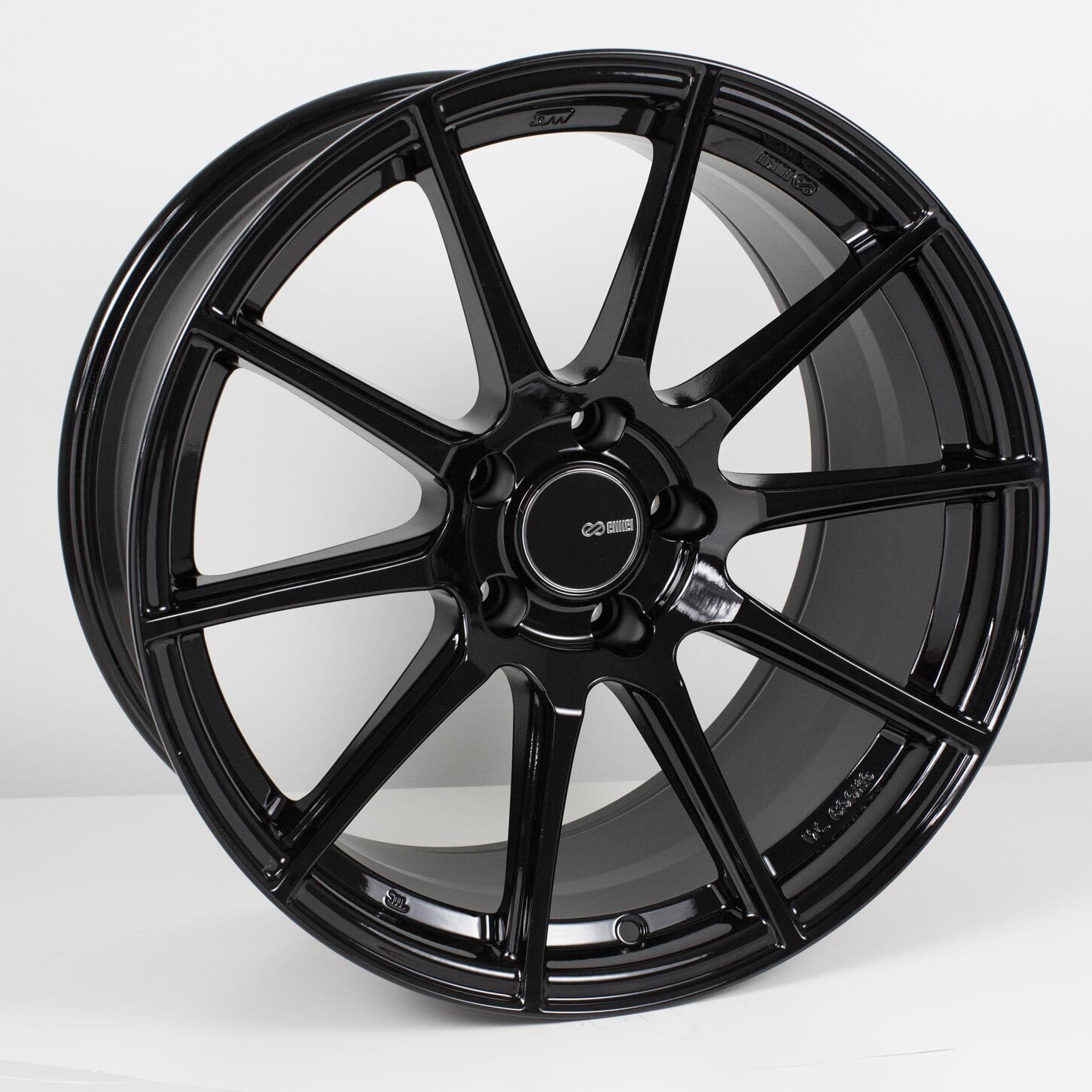 1 New 18X8.5 Enkei TS10 Wheel/Rim Gloss Black 5×114.3 ET50 18-8.5 5-114.3 Each