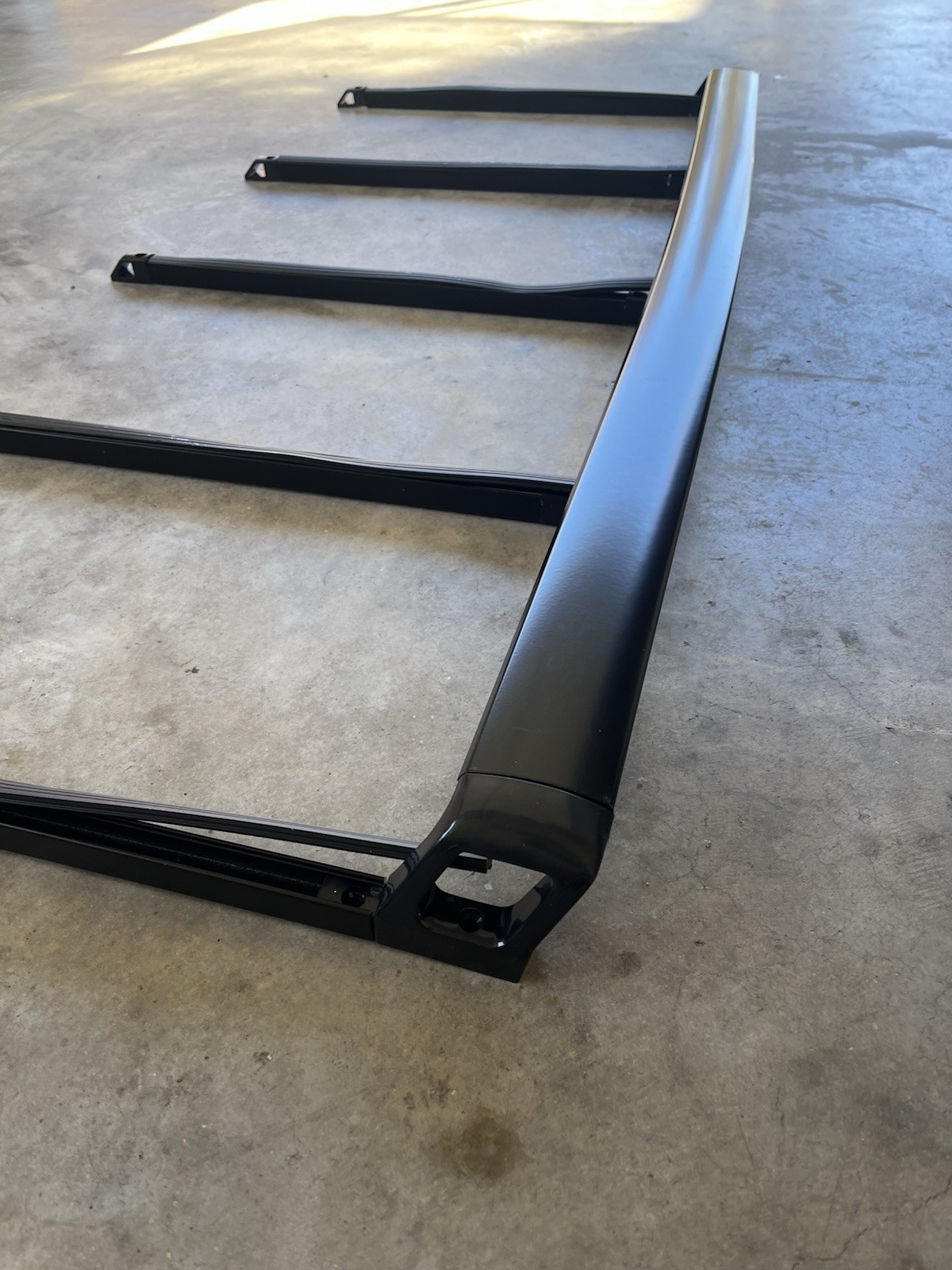 Rear Trunk Deck Lid Luggage Rack Black Euro Style 4620