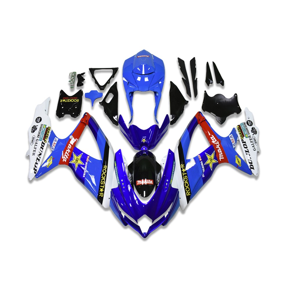 SC Fairings Fit for GSXR 600 750 SUZUKI 2008-2010 Injection Molding Blue a073