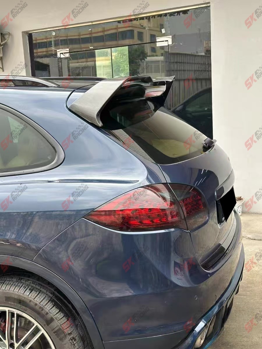 Fits 11+ Porsche Cayenne 985.1 Carbon Fiber/Unpainted Rear Middle Wing Roof Wing