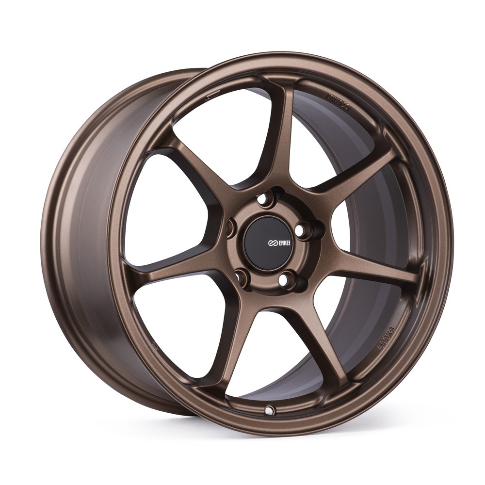 4 New 18×8.5 Enkei TS-7 Matte Bronze 5×114.3 5×4.5 ET45 wheels rims