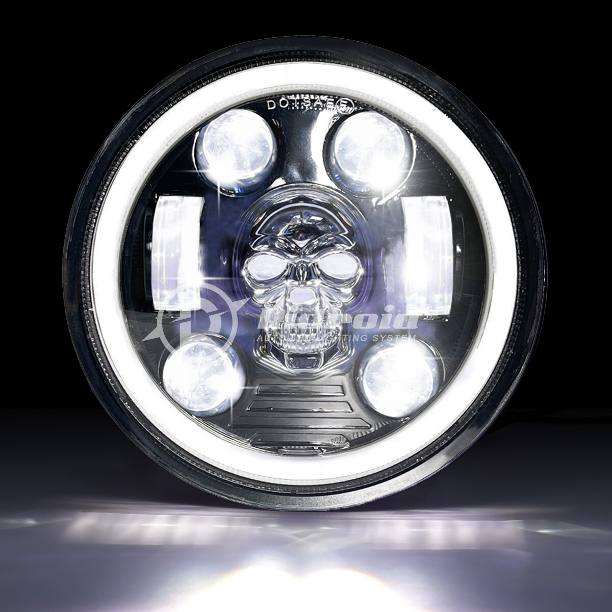 5.75″ LED Headlight For Honda Shadow ACE Sabre Spirit VLX 600 750 1100 GL 1800