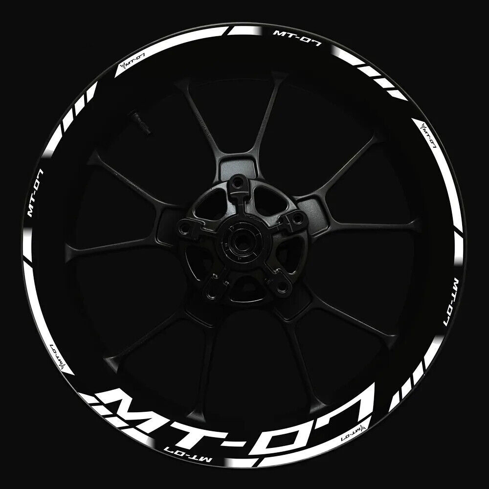 For Yamaha MT-07 mt07 Wheel Hub Rim Decorative Decal Reflective Sticker