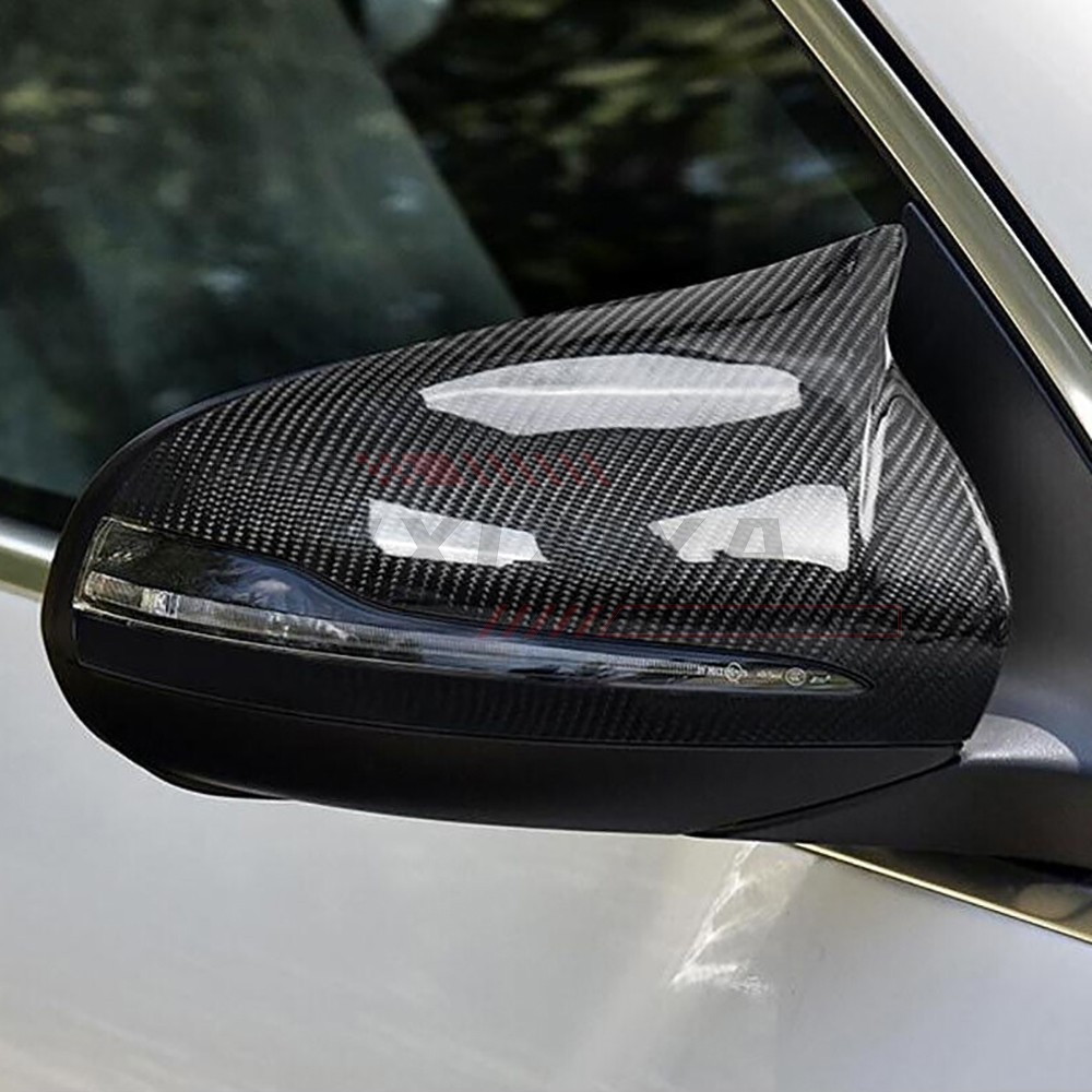 For Mercedes-Benz C E Class W205 W213 Side Rearview Mirror Cover W/ Turn Signal