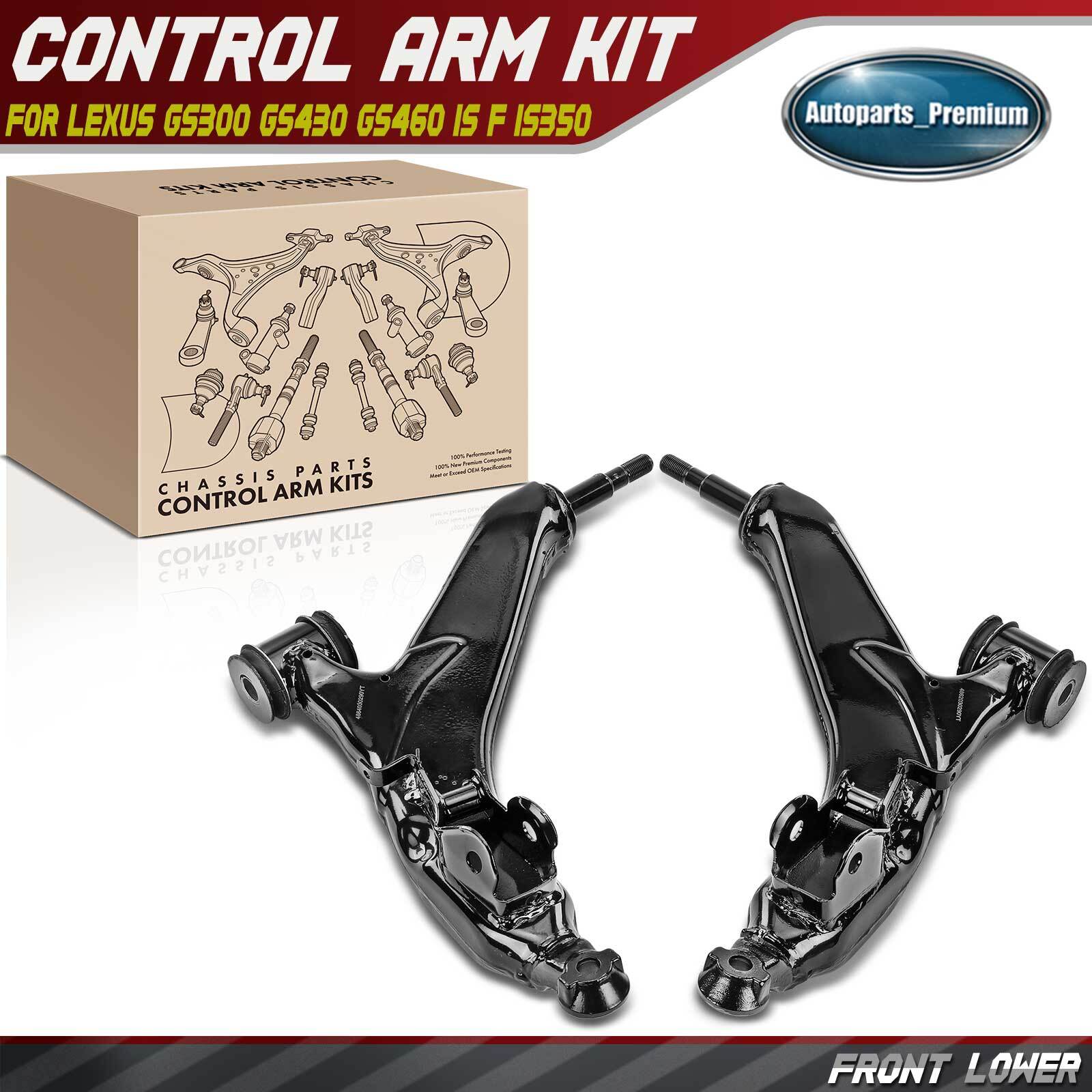 2x New Front Lower Suspension Control Arm for Lexus GS300 GS430 GS460 IS F IS350