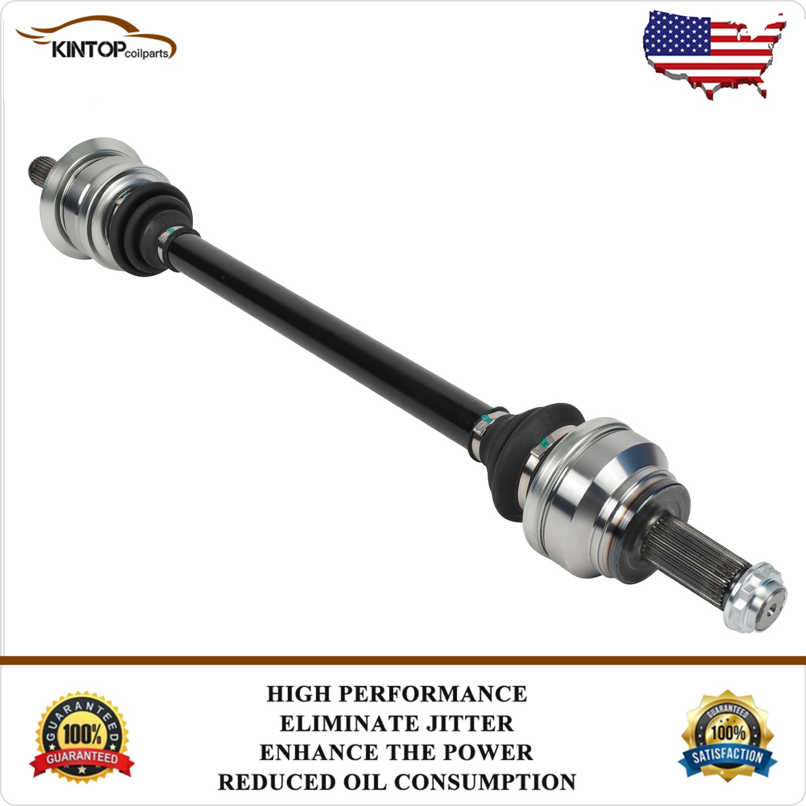 Rear Left or Right Side for 2007-2009 BMW X5 E70 V8 4.8L CV Axle Shaft NCV27032