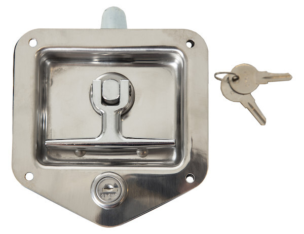 Buyers Products L8815, Stainless Single Point T-Handle Latch w/ Mounting Holes
