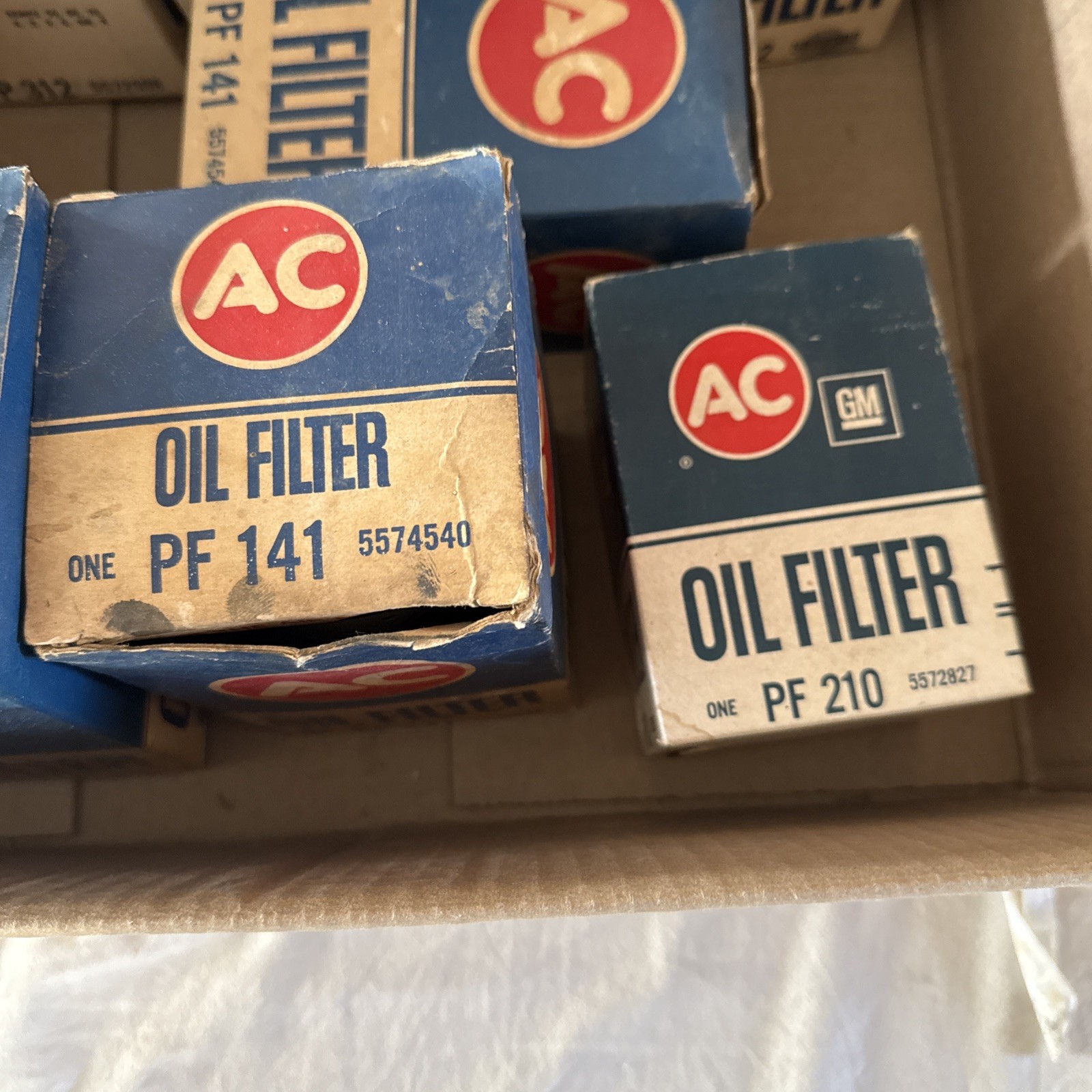AC GM PF 210 PF210 141 312 306 OIL FILTER Vintage Lot New Old Stock Unused Chevy