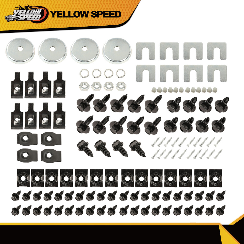 170Pcs Front End Sheet Metal Hardware Bolt Kit Fit For 1964-1976 GM A Body