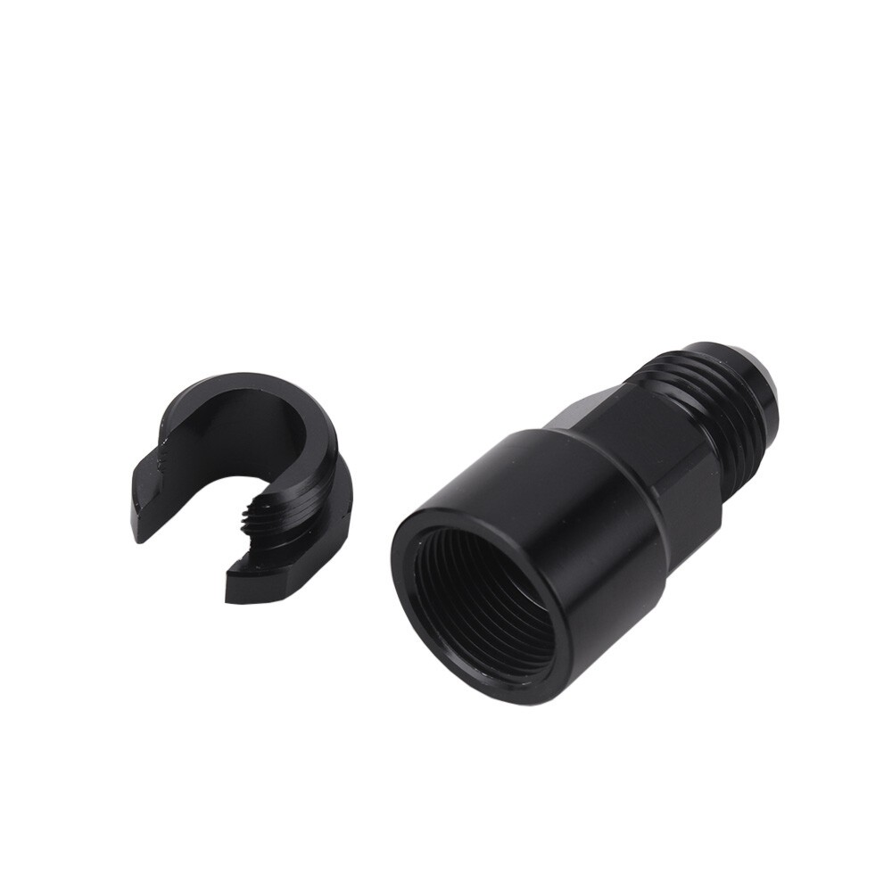 8AN 6AN Male to 3/8 5/16 Fuel Rail Adapter EFI Fitting Quick Disconnect Screw On