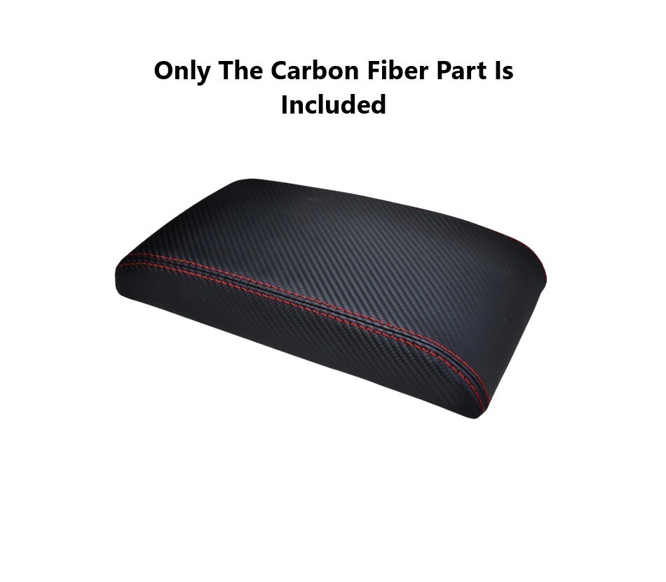 Carbon Fiber Synthetic Leather Console Cover For SUBARU IMPREZA 2008-2017