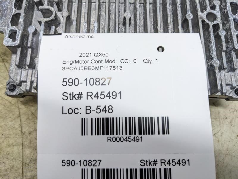 2021 Infiniti QX50 Engine Computer Control Module VCR ECU ECM 237H0-5NA3A OEM