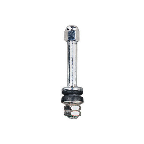(4) CHROME METAL BOLT IN VALVE STEMS .453″ BORE 1.75″ LONG ENKEI LOW PROFILE