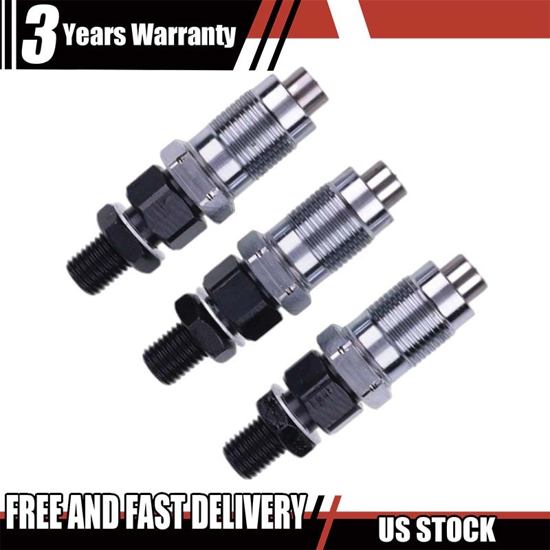 3pcs D722 Fuel Injectors for Kubota BX1860 BX1870 BX1880 BX2360 BX2370 BX2380