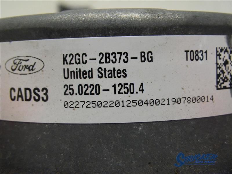 Anti-Lock Brake Part Assembly Without Adaptive Cruise Fits 19 EDGE 1120462