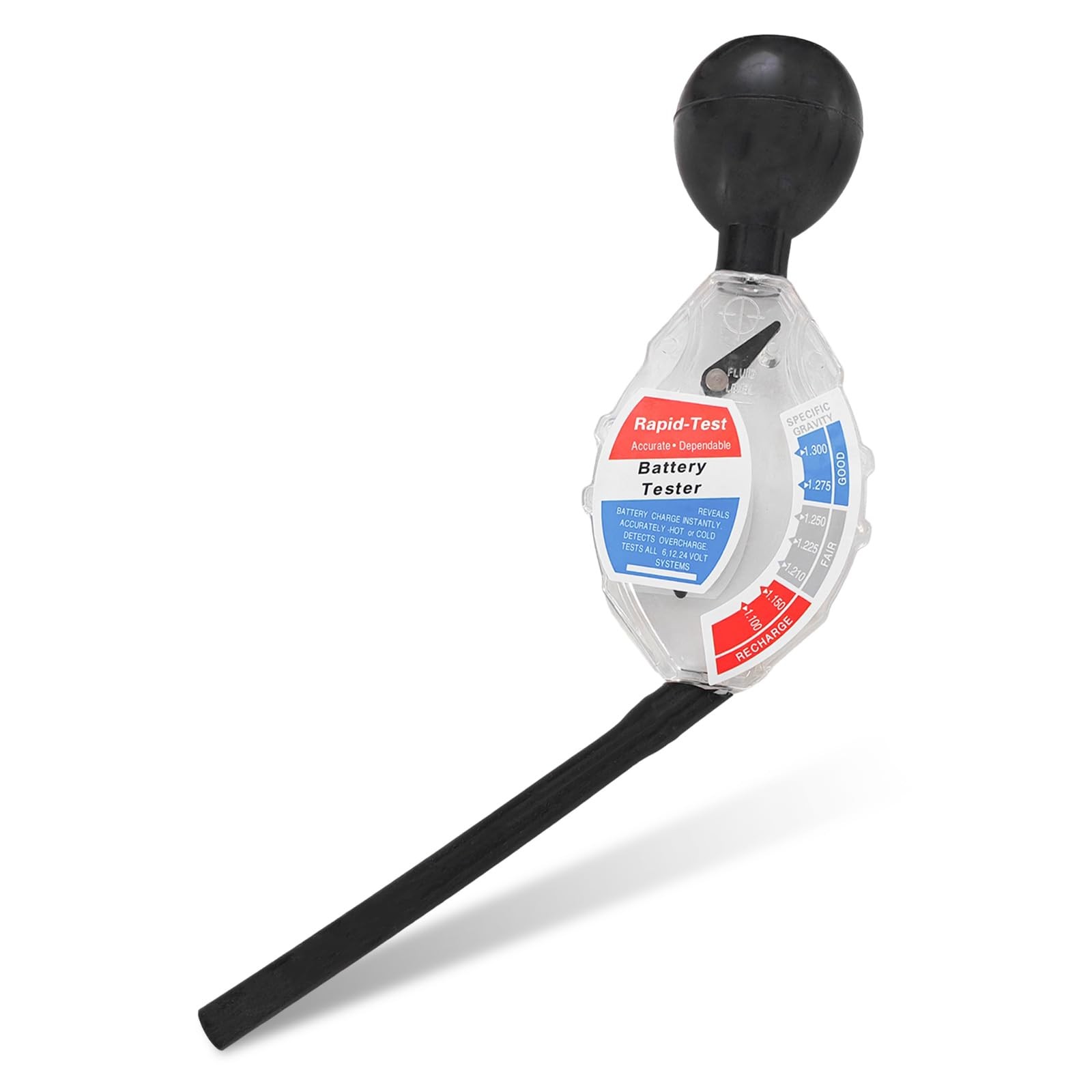 Rdxcv Car Battery Hydrometer Tester, Deep Cycle Transparent