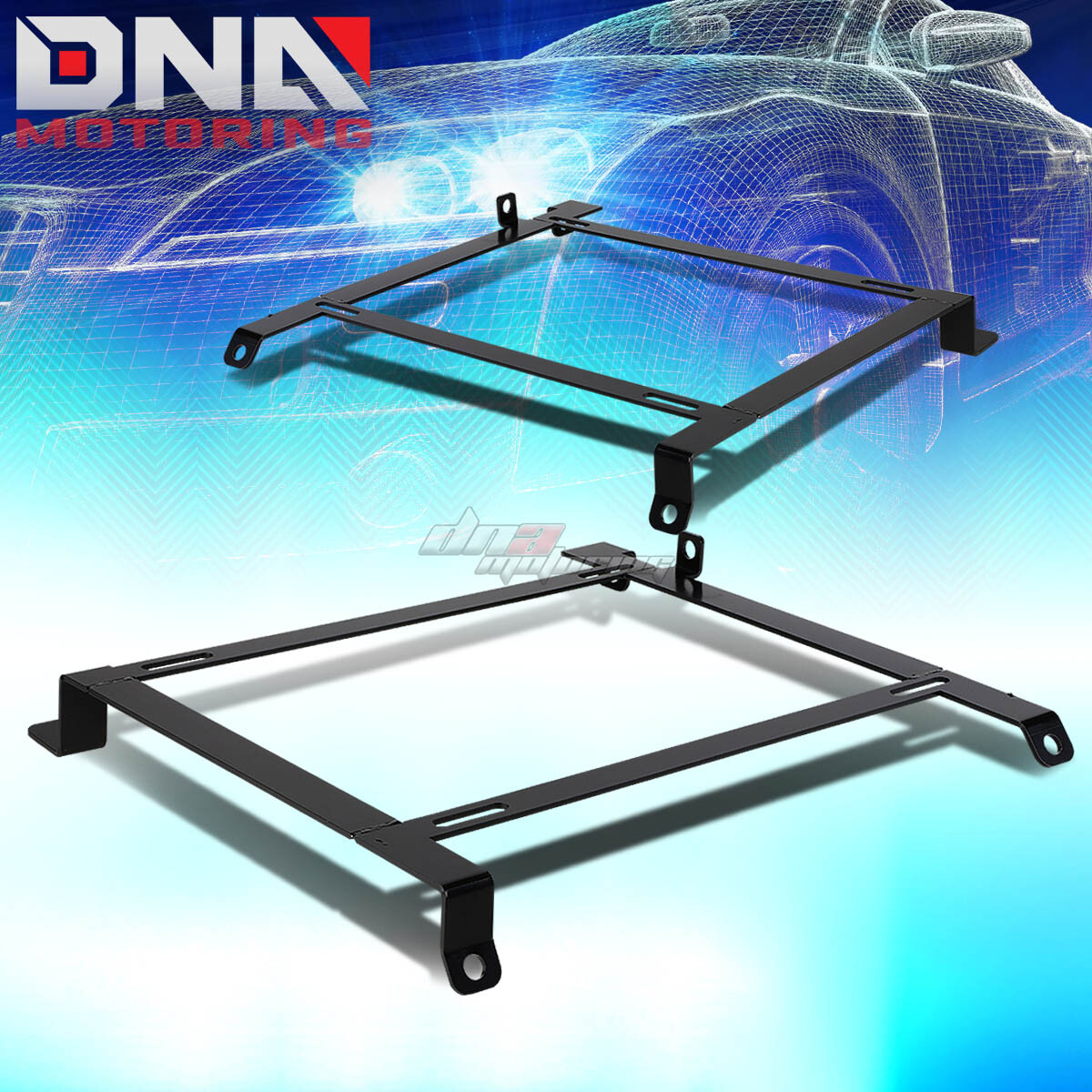 PAIR LEFT+RIGHT RACING BUCKET SEAT DOWN LOW MOUNT BRACKET FOR NISSAN S13 S14
