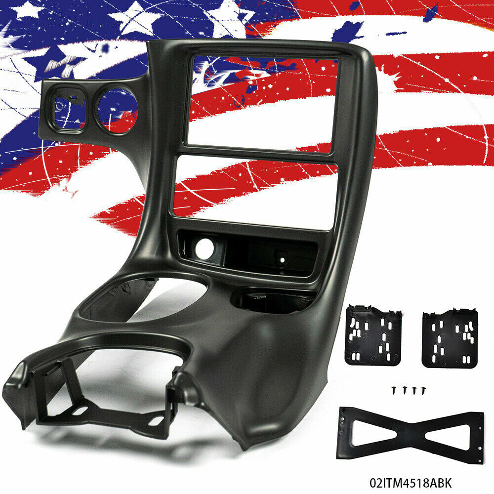 Center Radio Bezel Console Shift Plate Fit For 1997-2004 Chevy Corvette C5 Kit