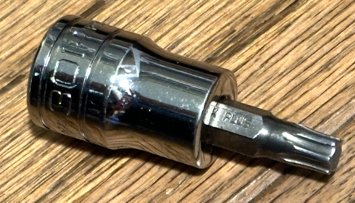 🇺🇸 Snap On Tools Torx PLUS 30IP T30 3/8″ Drive Socket Bit Star Driver Chrome