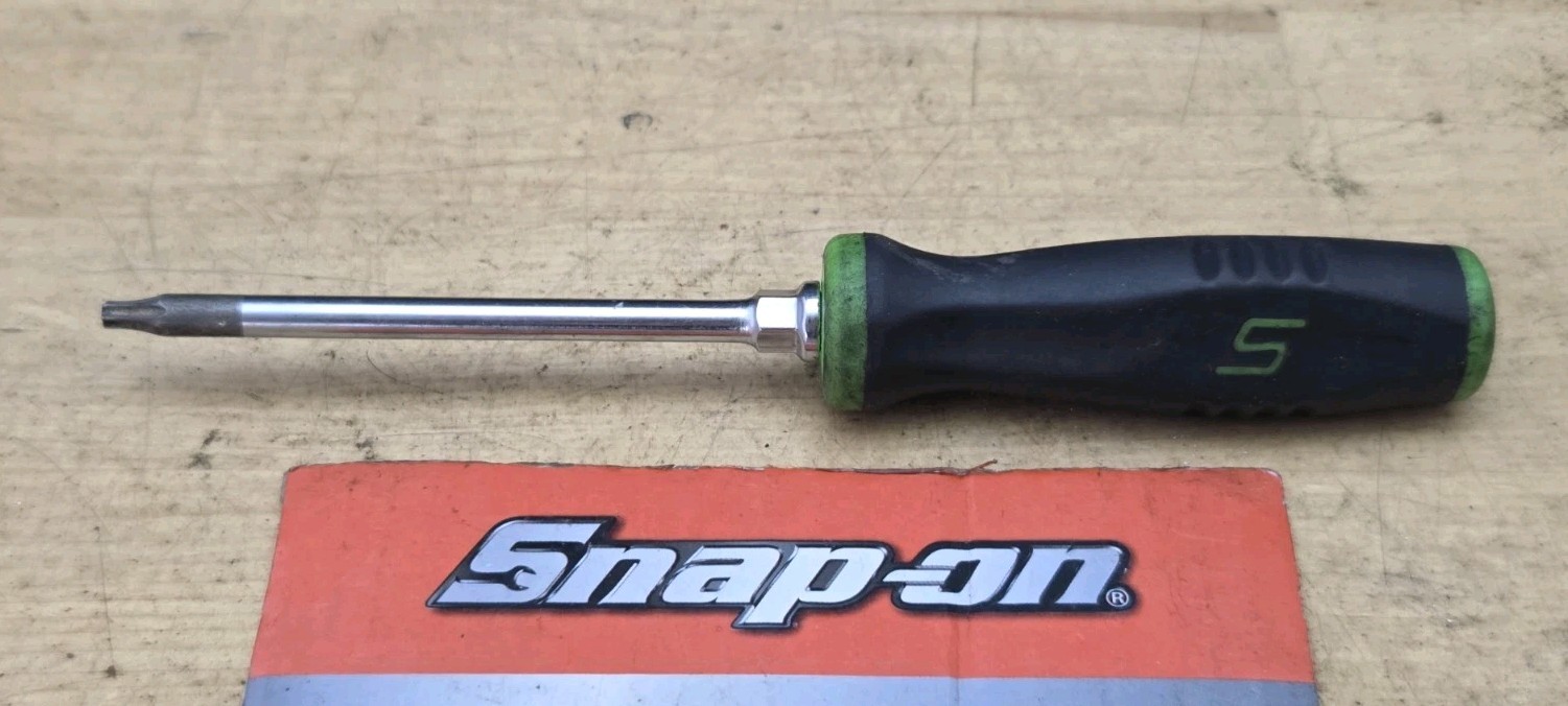 Snap On SGDT315 – T15 TORX Tip X 3″ Blade Green Soft Grip Mini Screwdriver