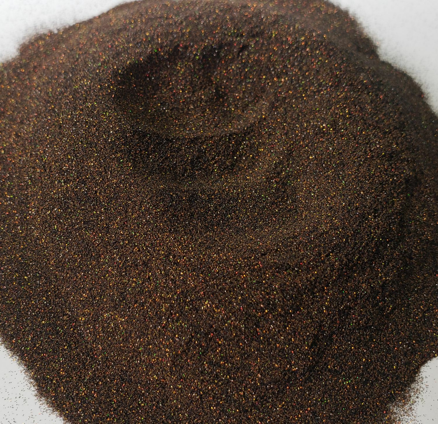 Pecan Brown Holographic Micro Mini .002 Hex Metal Flake Painting Epoxy
